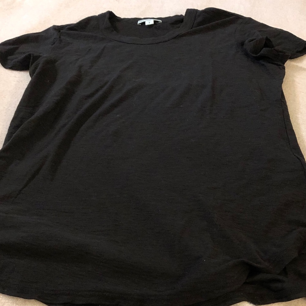 James Perse Charcoal gray tee